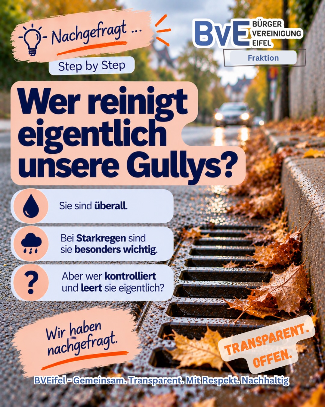 💧 Wer reinigt eigentlich unsere Gullys – und wie oft