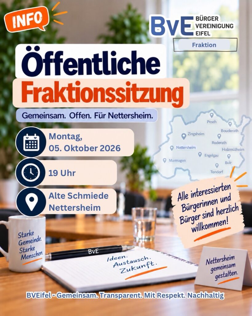 🏛️ Morgen ist Gemeinderat