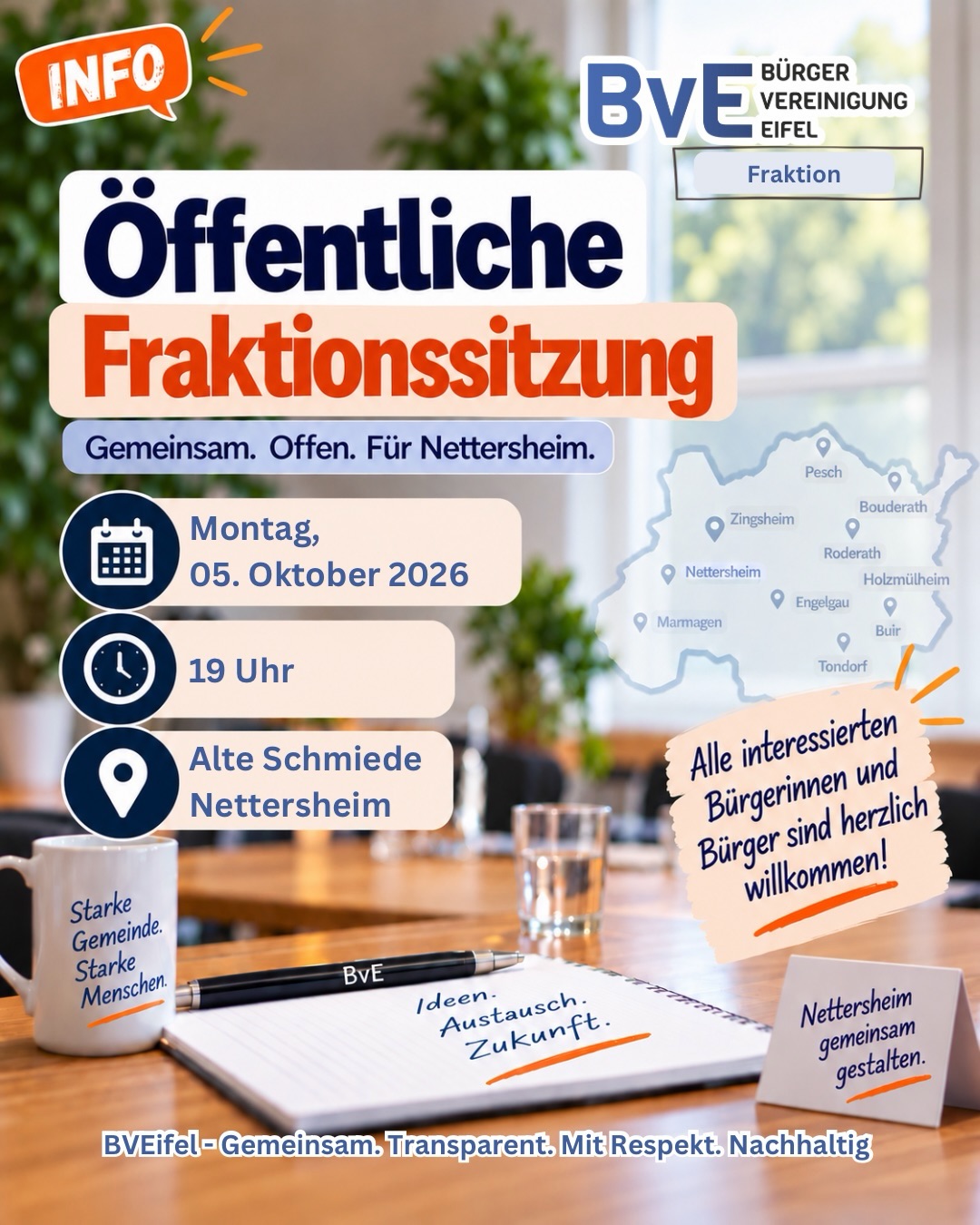🏛️ Morgen ist Gemeinderat
