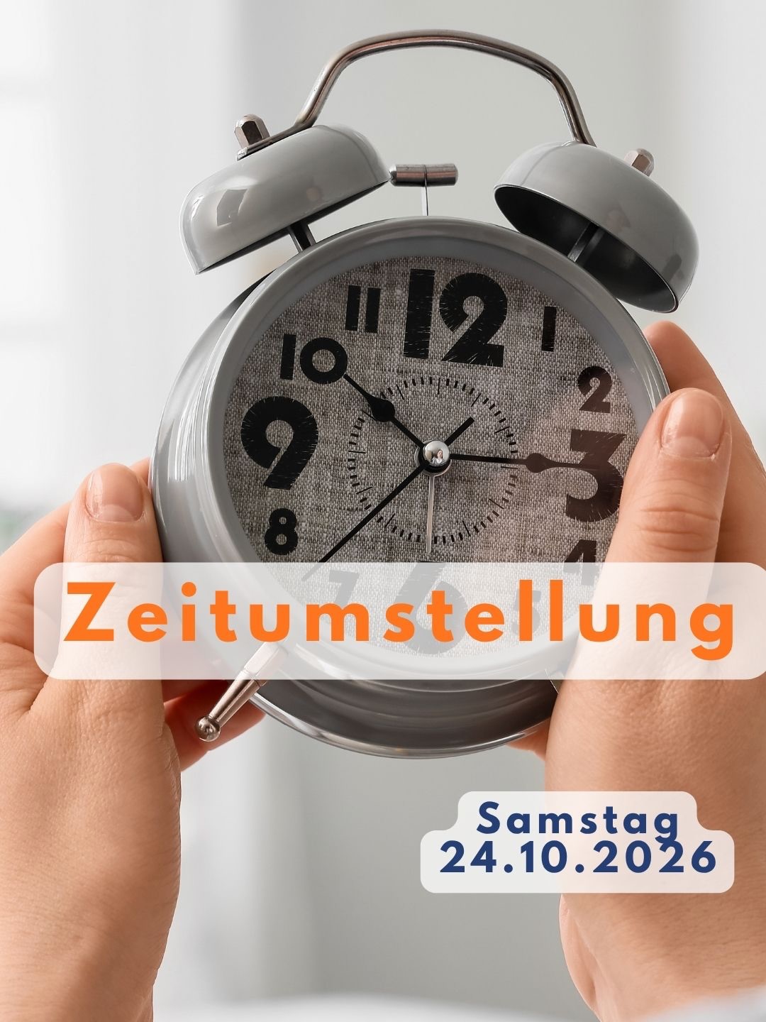 ⏰ Eine Stunde zurück – die Winterzeit beginnt! 🍂
